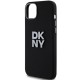 DKNY Liquid Silicone Metal Logo case for iPhone 15 Plus / 14 Plus - black
