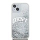 DKNY Liquid Glitter Big Logo case for iPhone 15 / 14 / 13 - white