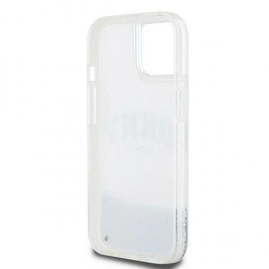 DKNY Liquid Glitter Big Logo case for iPhone 15 / 14 / 13 - white