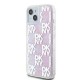 DKNY Liquid Glitter Multilogo case for iPhone 15 / 14 / 13 - pink