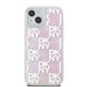 DKNY Liquid Glitter Multilogo case for iPhone 15 / 14 / 13 - pink