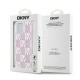 DKNY Liquid Glitter Multilogo case for iPhone 15 / 14 / 13 - pink