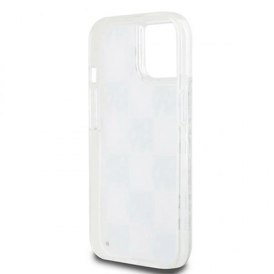 DKNY Liquid Glitter Multilogo case for iPhone 15 / 14 / 13 - white