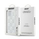 DKNY Liquid Glitter Multilogo case for iPhone 15 / 14 / 13 - white