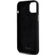 DKNY Liquid Silicone Metal Logo iPhone 15/14/13 Case - Black