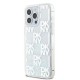 DKNY Liquid Glitter Multilogo case for iPhone 15 Pro Max - white