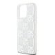 DKNY Liquid Glitter Multilogo case for iPhone 15 Pro Max - white