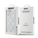DKNY Liquid Glitter Multilogo case for iPhone 15 Pro Max - white