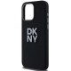 DKNY Liquid Silicone Metal Logo iPhone 15 Pro Max Case - Black