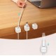 Joyroom JR-ZS368 magnetic cable organizer - white (6 pcs.)
