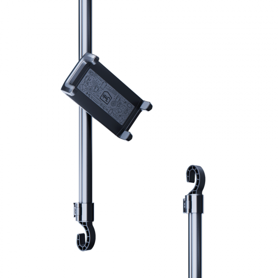 3mk Double Headrest Holder for a car for a tablet or phone on the headrests - black