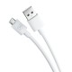 3mk Hyper Cable USB-A / micro USB 5V 2.4A 1.2m - white