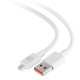 3mk Hyper Cable USB-A / micro USB 5V 2.4A 1.2m - white