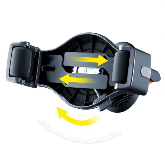 3mk Memo Hug car phone holder for air vent - black