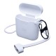 3mk Silicon AirPods Case for AirPods 2 - white