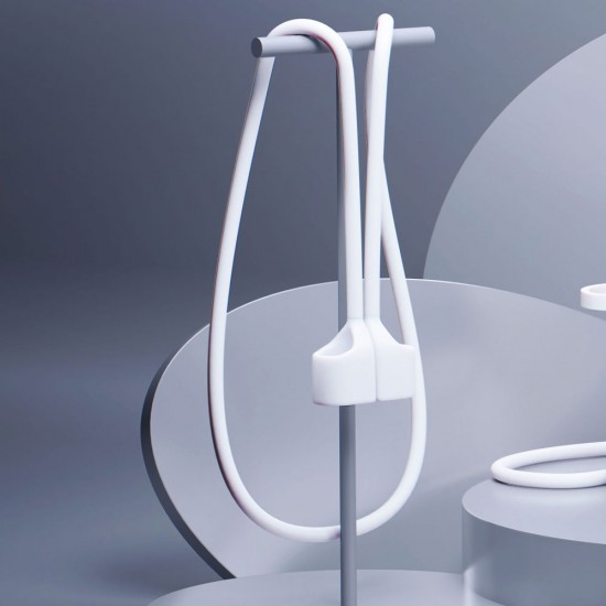 3mk Silicon AirPods Case for AirPods 3 - white