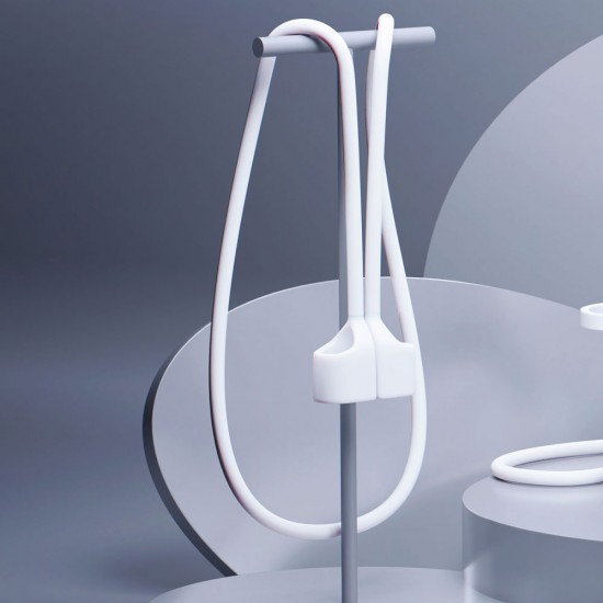 3mk Silicon AirPods Case for AirPods Pro / AirPods Pro 2 - white