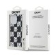 DKNY IML Checkered Mono Pattern case for iPhone 15 Pro - black