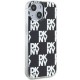 DKNY IML Checkered Mono Pattern case for iPhone 15 Plus / 14 Plus - black