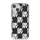 DKNY IML Checkered Mono Pattern case for iPhone 15 / 14 / 13 - black