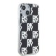 DKNY IML Checkered Mono Pattern case for iPhone 15 / 14 / 13 - black