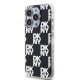 DKNY IML Checkered Mono Pattern case for iPhone 15 Pro Max - black