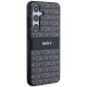 DKNY Leather Mono Stripe & Metal Logo case for Samsung Galaxy S24+ - black