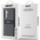 DKNY Leather Mono Stripe & Metal Logo case for Samsung Galaxy S24+ - black