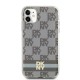DKNY IML Checkered Mono Pattern & Printed Stripes MagSafe case for iPhone 11 / Xr - beige
