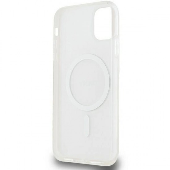 DKNY IML Mono & Stripe MagSafe case for iPhone 11 / Xr - pink