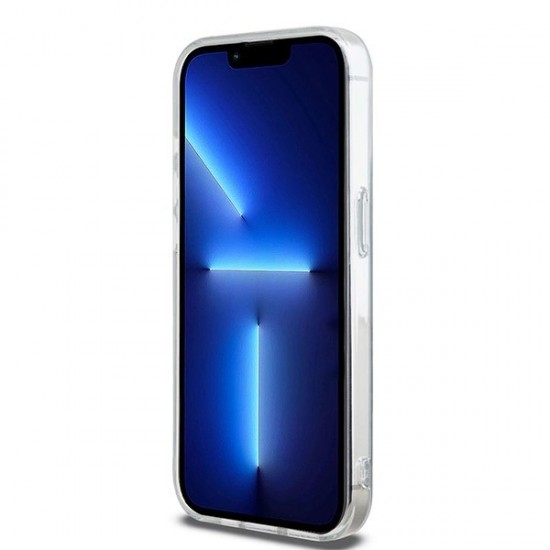 DKNY IML Mono & Stripe MagSafe Case for iPhone 13 Pro / 13 - Black