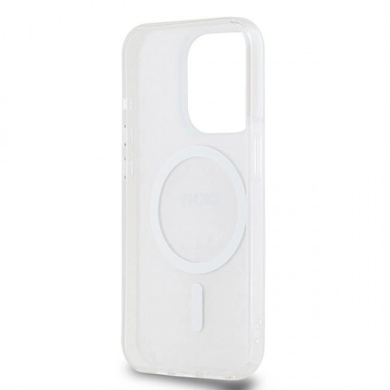 DKNY IML Mono & Stripe MagSafe case for iPhone 13 Pro Max - pink