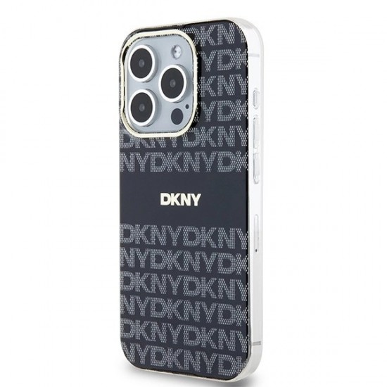 DKNY IML Mono & Stripe MagSafe case for iPhone 14 Pro - black