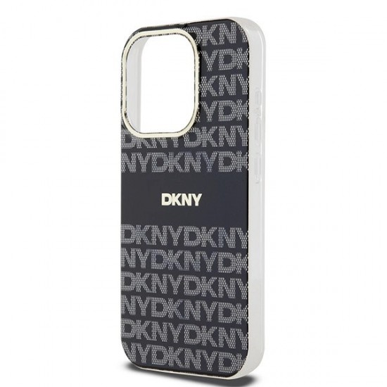 DKNY IML Mono & Stripe MagSafe case for iPhone 14 Pro - black