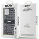 DKNY IML Mono & Stripe MagSafe Case for iPhone 15/14/13 - Black