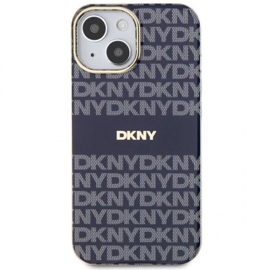 DKNY IML Mono & Stripe MagSafe case for iPhone 15 / 14 / 13 - blue