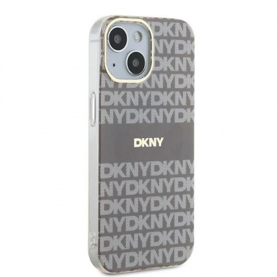 DKNY IML Mono & Stripe MagSafe case for iPhone 15 / 14 / 13 - beige