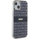 DKNY IML Mono & Stripe MagSafe Case for iPhone 15/14/13 - Black