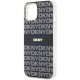 DKNY IML Mono & Stripe MagSafe Case for iPhone 15/14/13 - Black