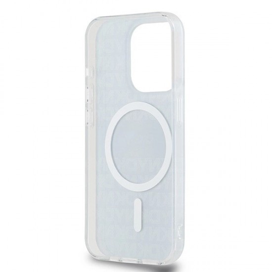 DKNY IML Mono & Stripe MagSafe case for iPhone 15 Pro Max - black