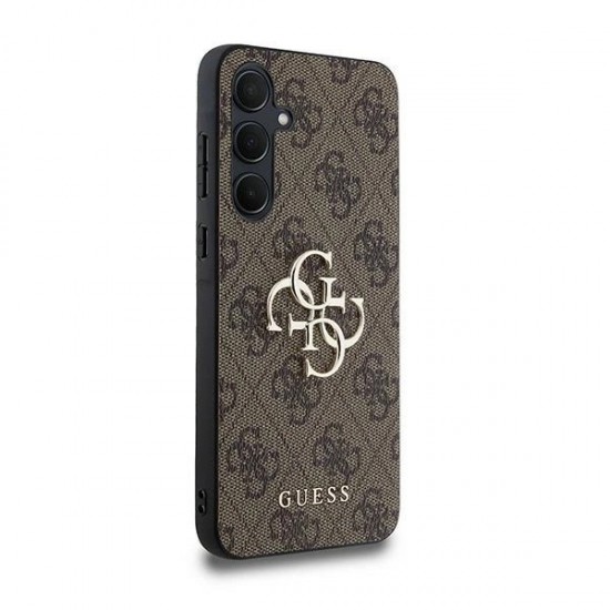 Guess 4G Big Metal Logo case for Samsung Galaxy A35 - brown