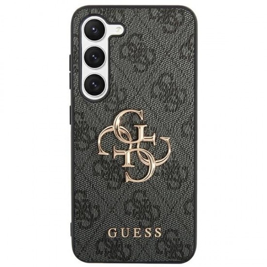Guess 4G Big Metal Logo case for Samsung Galaxy A55 - black