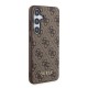 Guess 4G Metal Gold Logo case for Samsung Galaxy A35 - brown