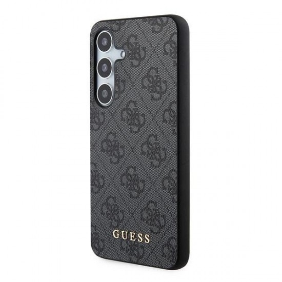 Guess 4G Metal Gold Logo case for Samsung Galaxy A35 - black