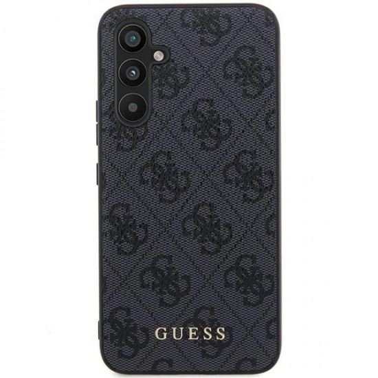 Guess 4G Metal Gold Logo case for Samsung Galaxy A35 - black