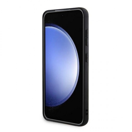 Guess 4G Metal Gold Logo case for Samsung Galaxy A35 - black