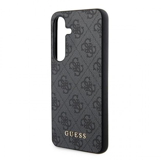 Guess 4G Metal Gold Logo case for Samsung Galaxy A35 - black