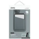 Uniq Lyden DS magnetic RFID wallet with phone stand - blue and black