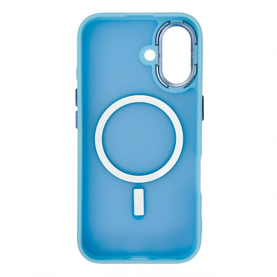 Magnetic Collection MagSafe case for iPhone 16 - light blue