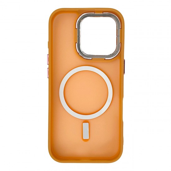 Magnetic Collection MagSafe iPhone 16 Pro Case - Orange